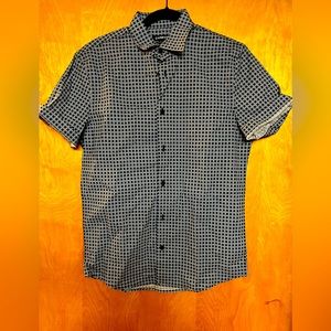 X-S Express Men’s Blue Pattern Shortsleeve